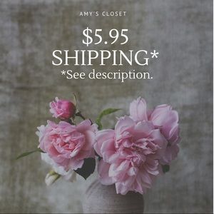 $5.95 Shipping on Most Items
